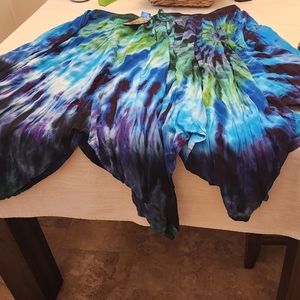 Beautiful tie dye handkerchief skirt